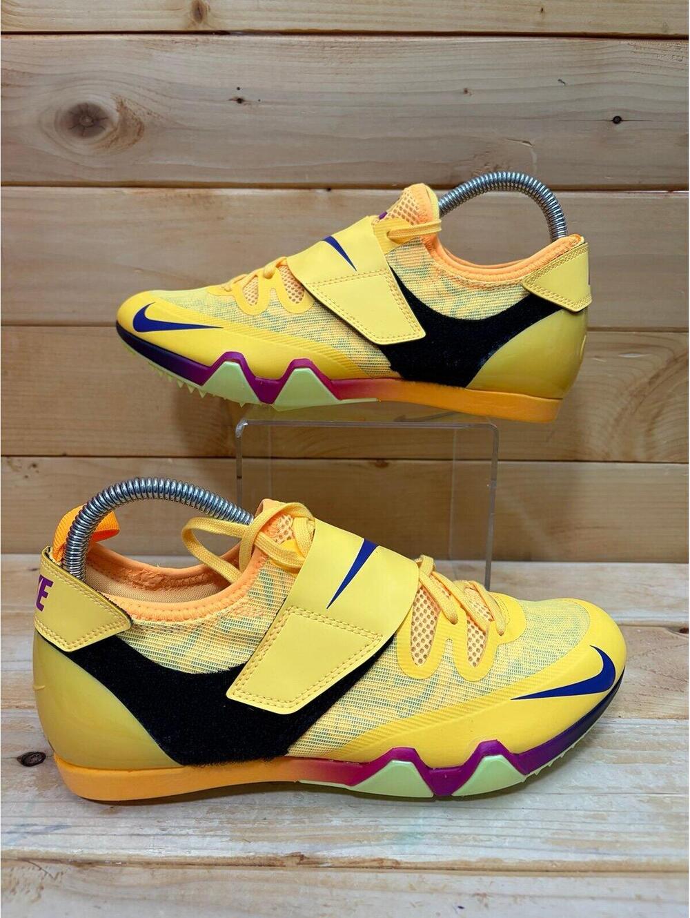 Nike Zoom Pole Vault Elite Track Shoes Citron Pulse Spikes FZ9649-800 M 7 W 8.5